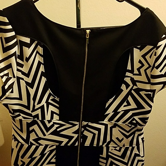 Bebe Black and White Dress - Picture 3 of 4